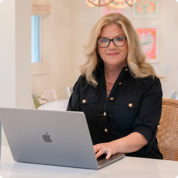 Louise working 